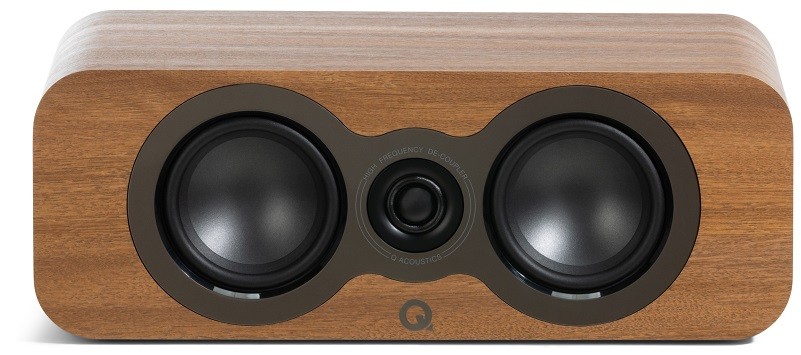 Q Acoustics 3090c eiken - frontaanzicht zonder grill - Center speaker