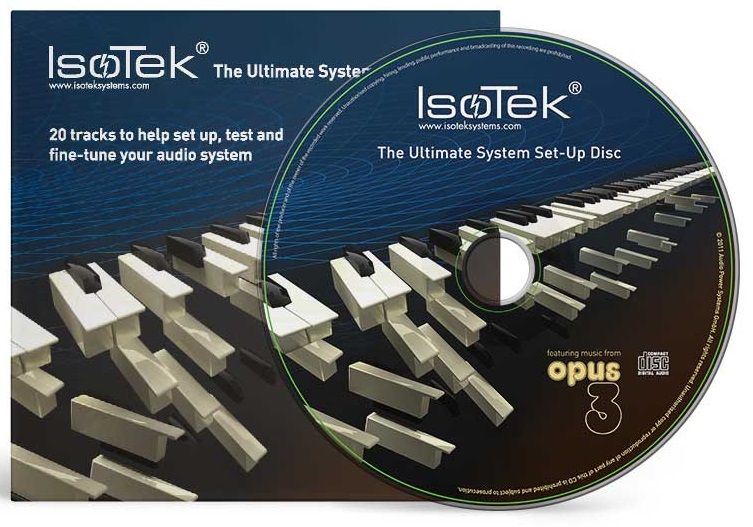 IsoTek System Setup CD - Audio accessoire
