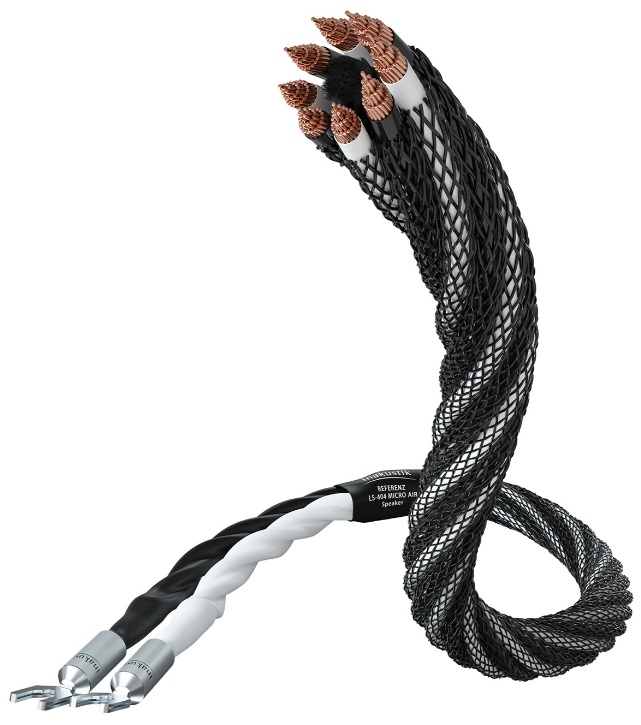 Inakustik Reference LS-404 Micro Air SBW Spade 2,0 m. - Luidsprekerkabel