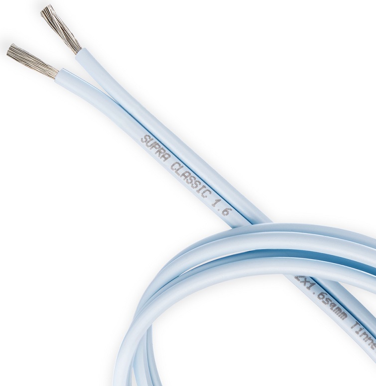 Supra 1.6 Classic ice blue - Luidsprekerkabel