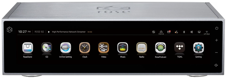 HiFi ROSE RS150B zilver - Audio streamer