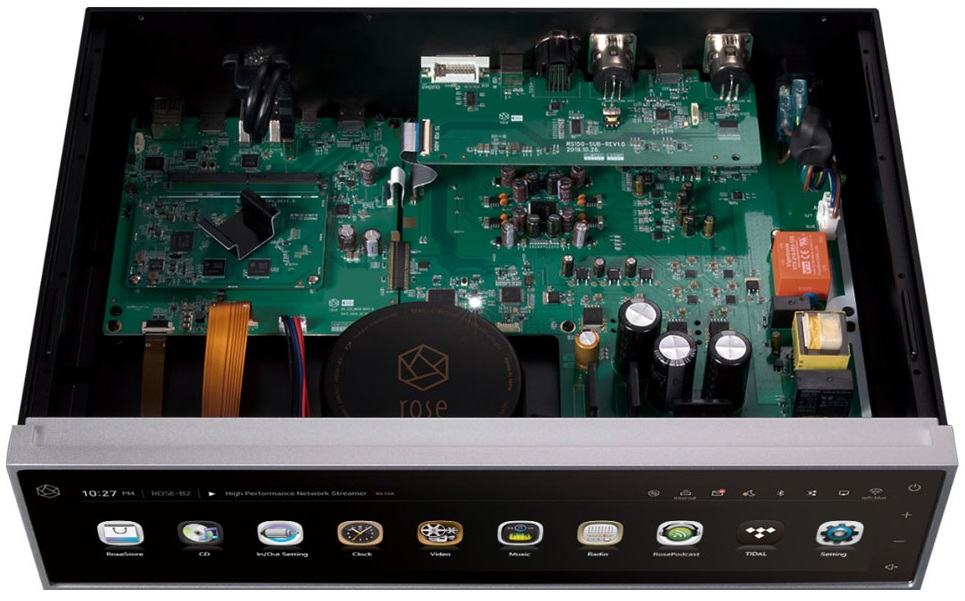 HiFi ROSE RS150B zilver - Audio streamer