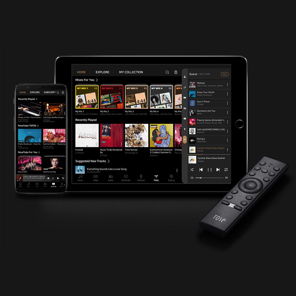 HiFi ROSE RS150B zilver - Audio streamer