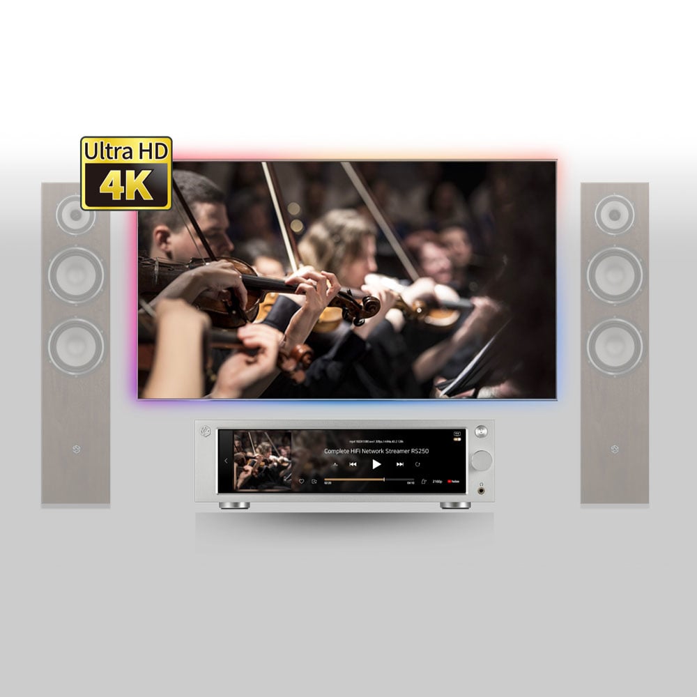 HiFi ROSE RS250 zilver - Audio streamer