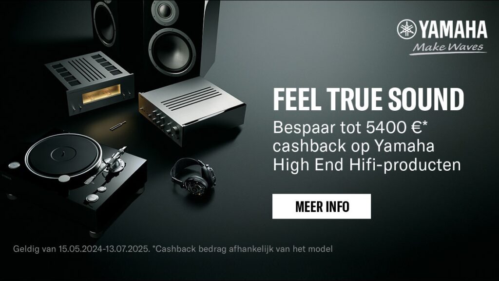 Yamaha High-end cashback actie