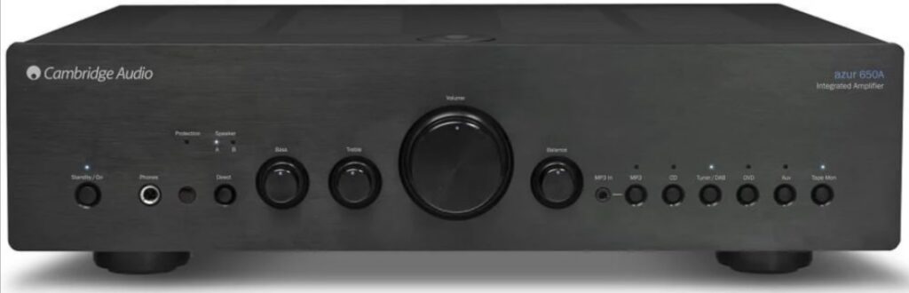 Cambridge Audio 650A zwart - Stereo versterker