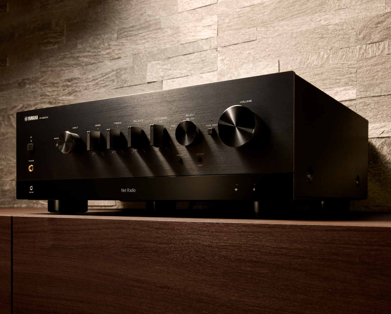 Yamaha R-N800A zwart - lifestyle - Stereo receiver