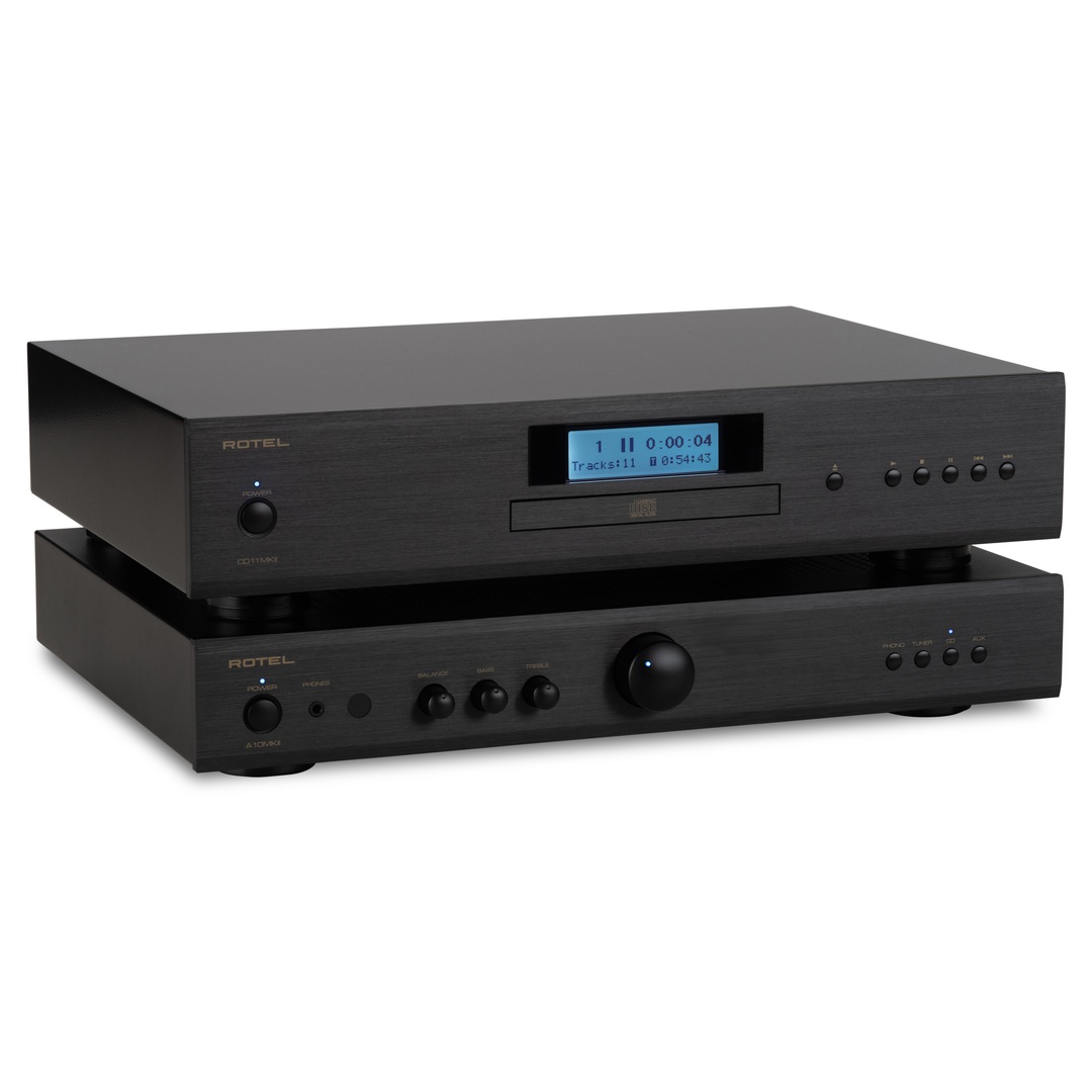 Rotel A-10 mkII zwart - setcombinatie - Stereo versterker