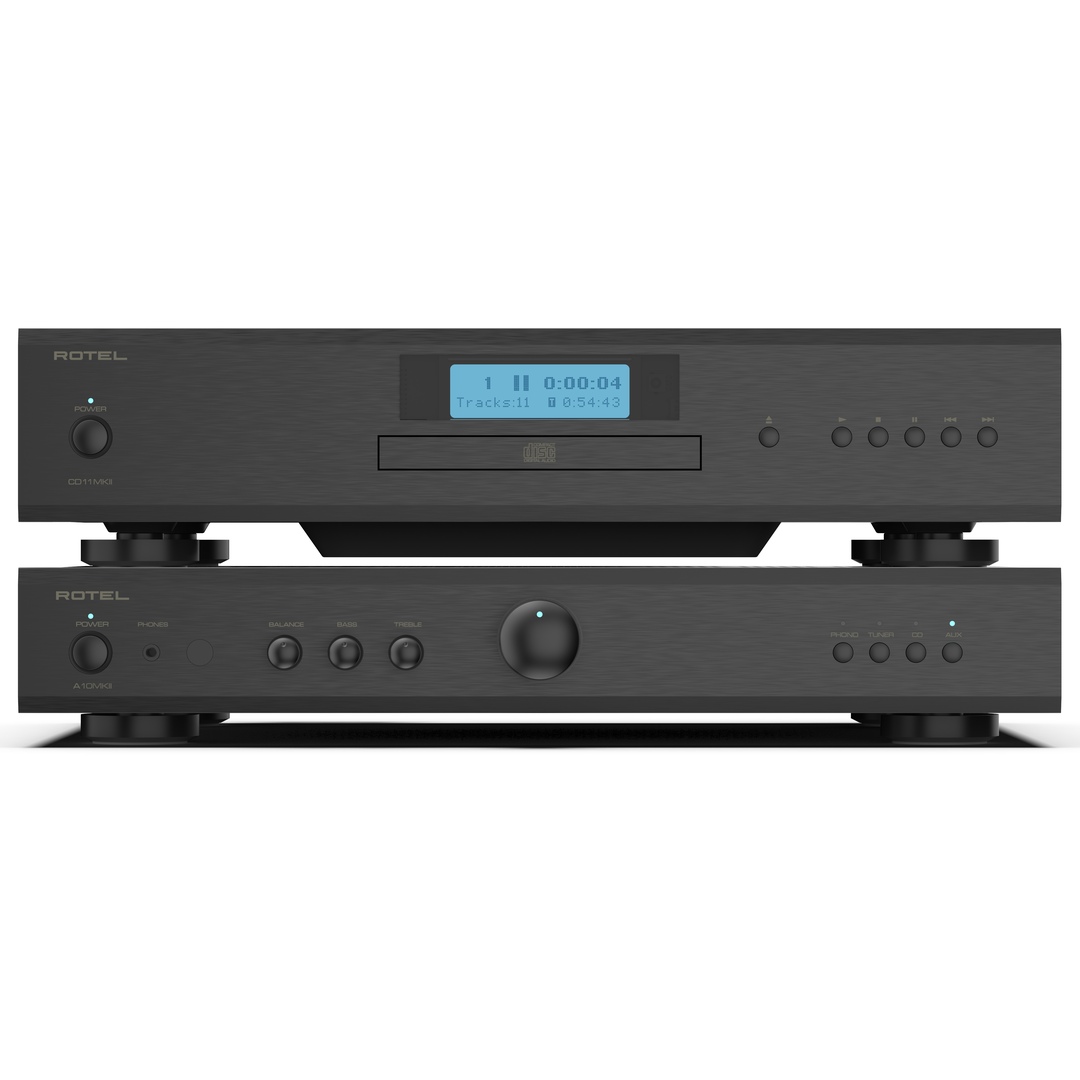 Rotel A-10 mkII zwart - setcombinatie - Stereo versterker