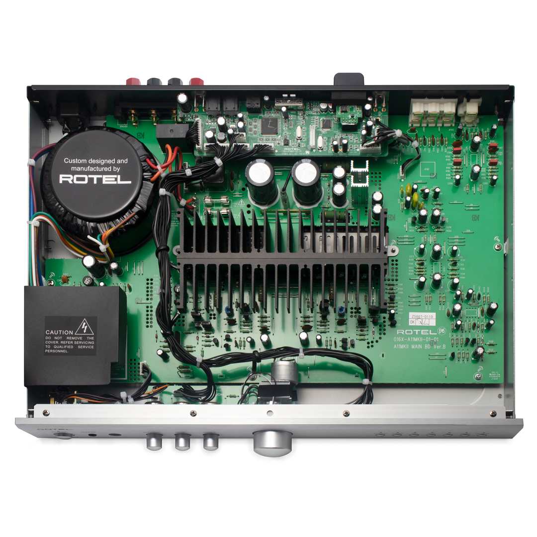 Rotel A-11 mkII zilver - binnenwerk - Stereo versterker