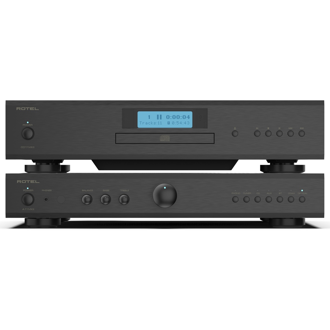 Rotel A-11 mkII zwart - setcombinatie - Stereo versterker