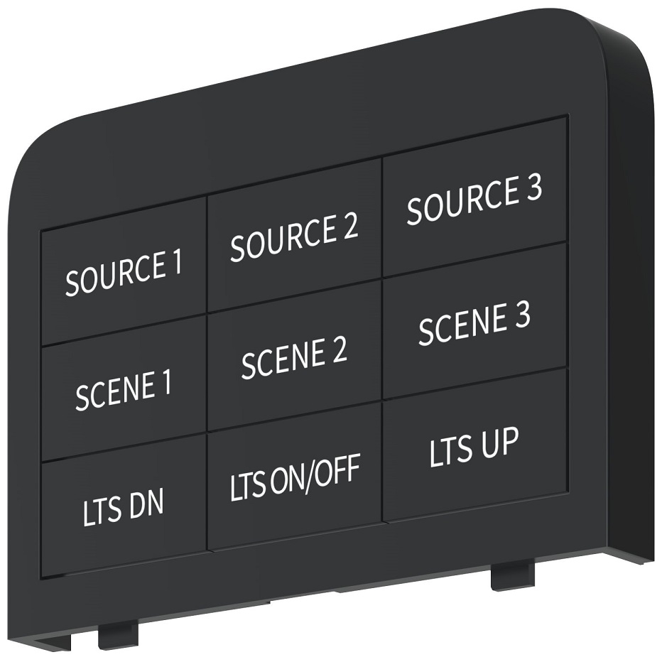 Crestron HR-310-BTN Engraved - Afstandsbediening engravings