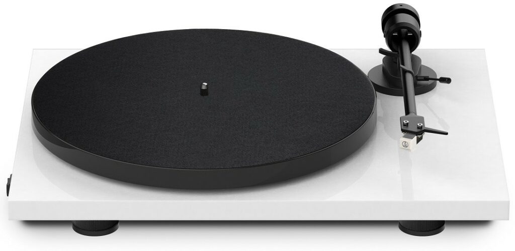 Pro-Ject E1 (AT3600L) wit hoogglans - Platenspeler