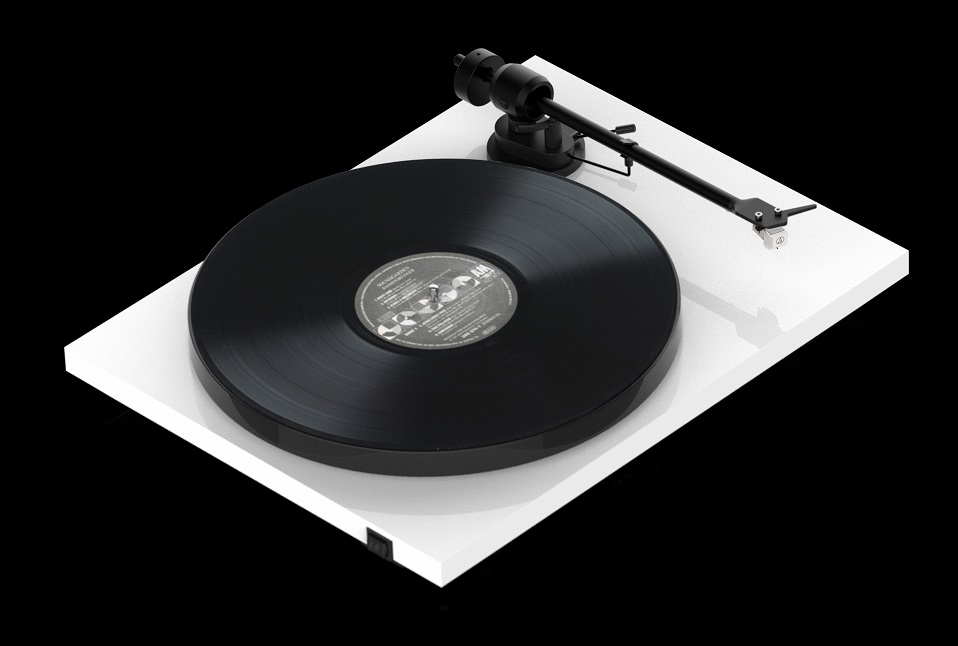 Pro-Ject E1 (AT3600L) wit hoogglans - Platenspeler