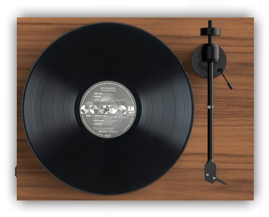 Pro-Ject E1 BT (AT3600L) walnoot - Platenspeler