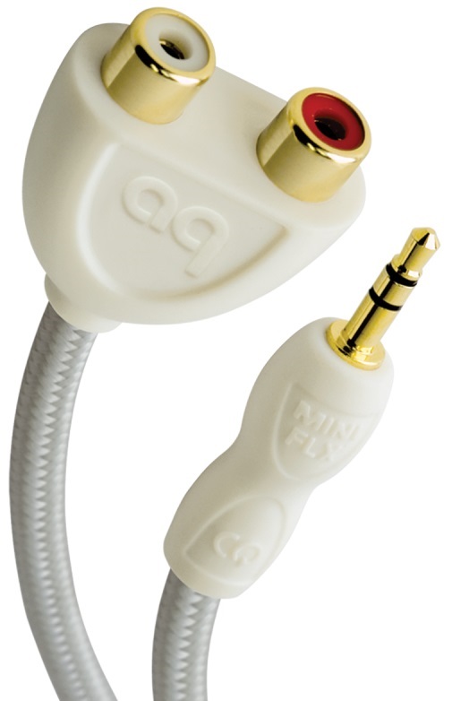 AudioQuest FLX-Mini/RCA Adaptor - Aux kabel