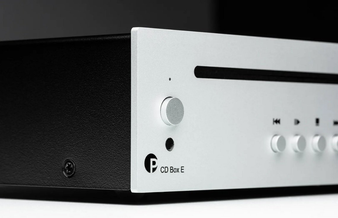 Pro-Ject CD Box E zilver - detail - CD speler