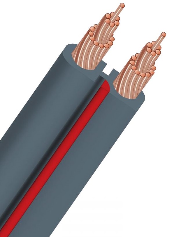 AudioQuest X2 Full-Range 3,0 m. grijs - Luidsprekerkabel