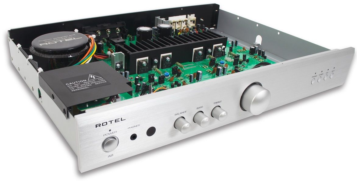 Rotel A8 zilver - Stereo versterker