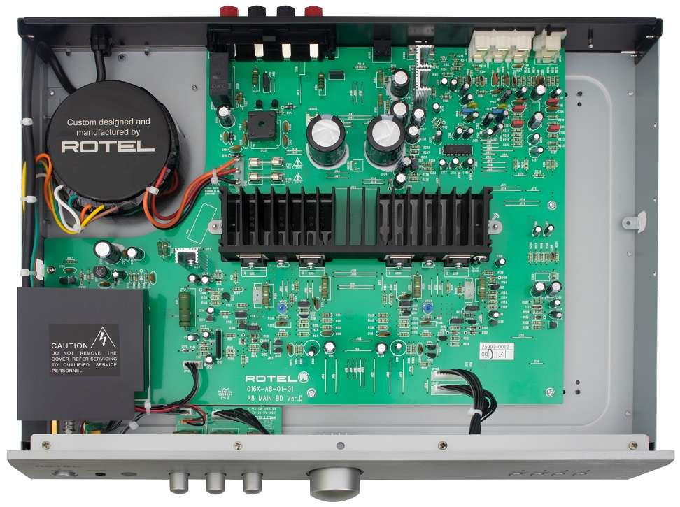 Rotel A8 zilver - Stereo versterker