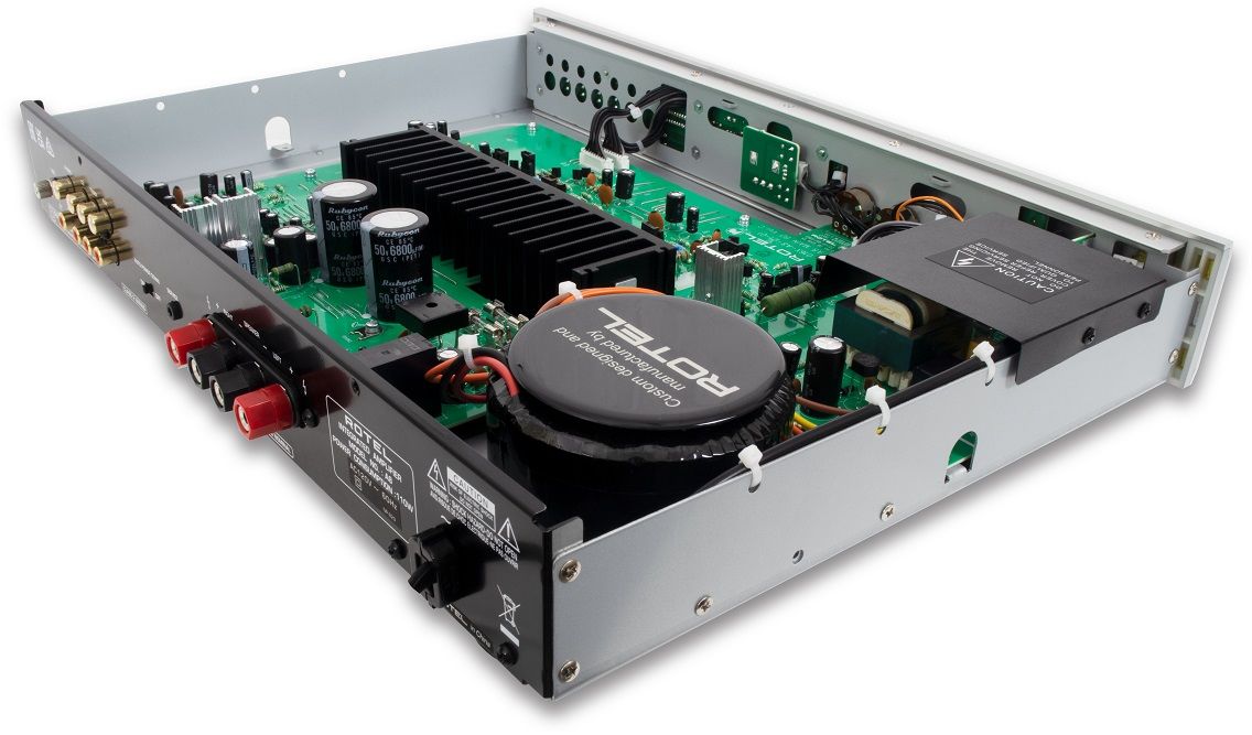 Rotel A8 zilver - Stereo versterker