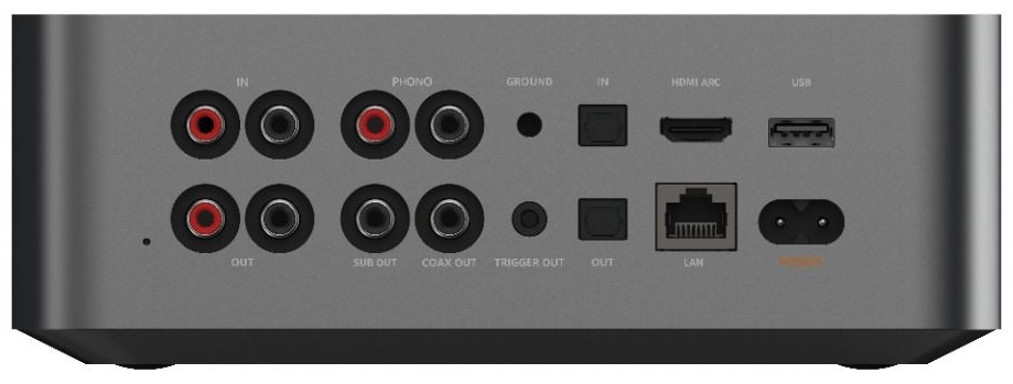 WiiM Ultra silver - achterkant - Audio streamer