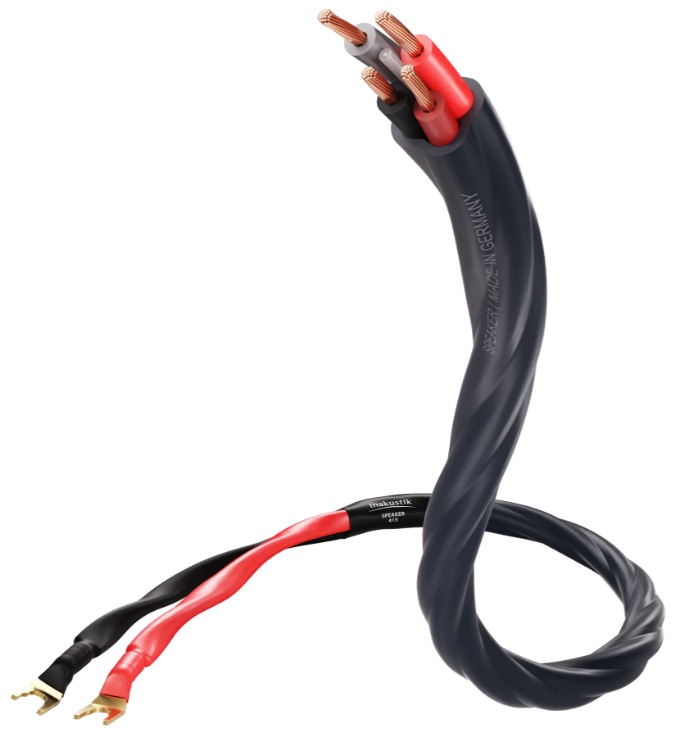 Inakustik Excellence Speaker 415 SW Spade 5,0 m. - Luidsprekerkabel