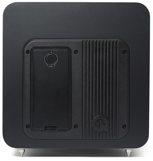 Q Acoustics Q SUB100 zwart satijn - achterkant - Subwoofer