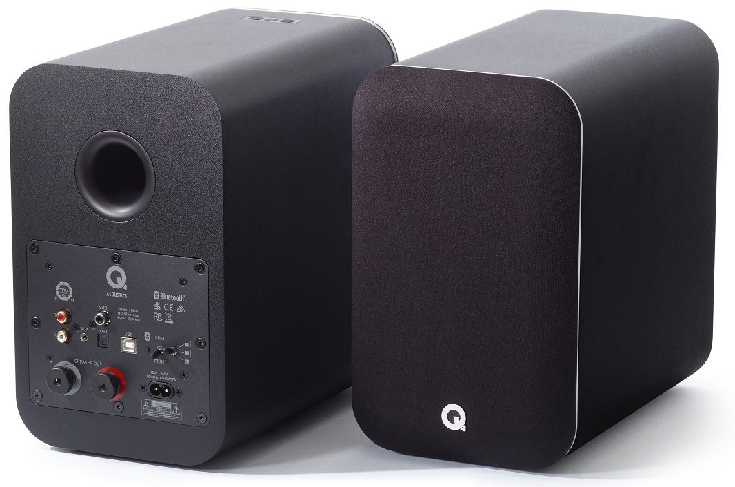 Q Acoustics M20 zwart - paar - Actieve speaker