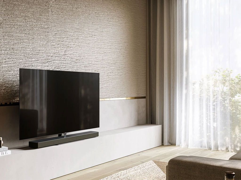 Loewe klang bar3 MR basalt grey - lifestyle - Soundbar