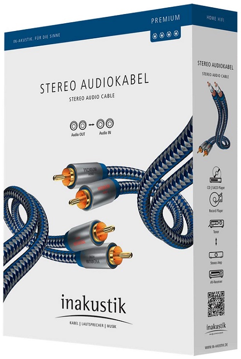 Inakustik Premium NF-RCA 1,5 m. - RCA kabel