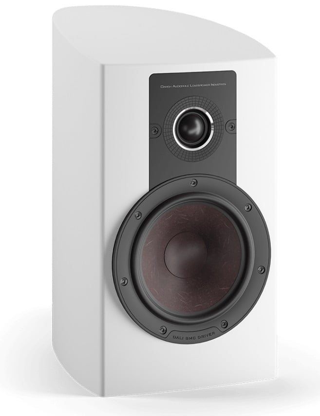 Dali Epicon 2 wit satijn - Boekenplank speaker