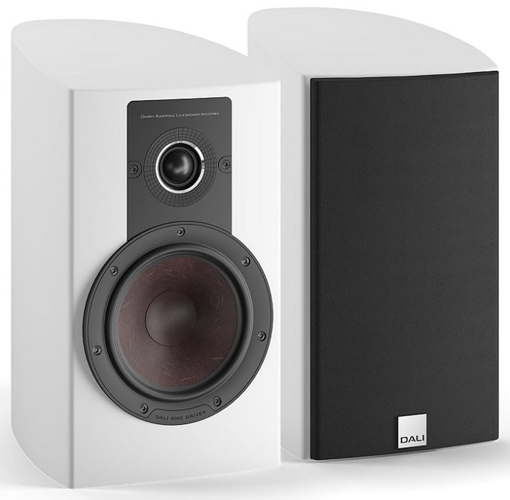 Dali Epicon 2 wit satijn - Boekenplank speaker