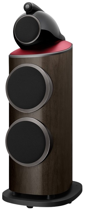 Bowers & Wilkins 801 Abbey Road Limited Edition - zijaanzicht met grill - Zuilspeaker