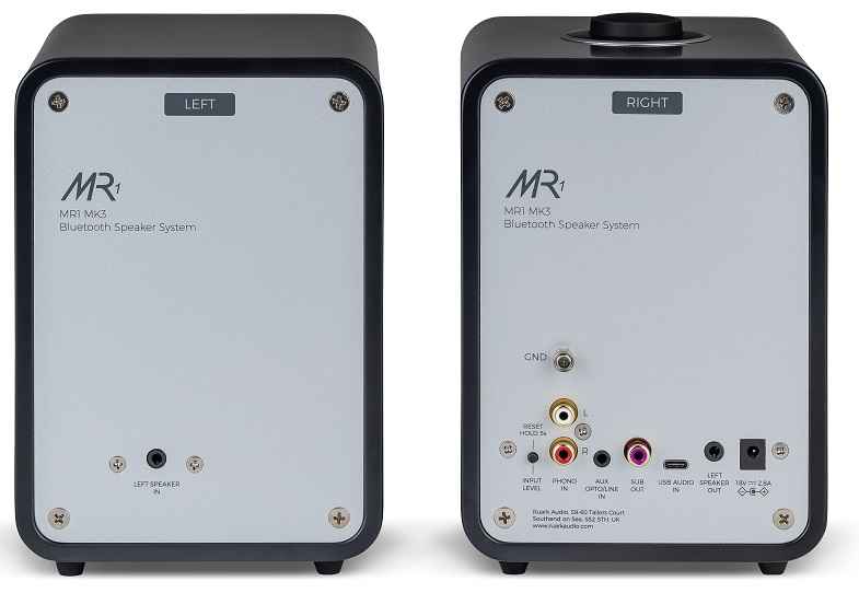 Ruark Audio MR1 mk3 charcoal - achterkant - Bluetooth speaker