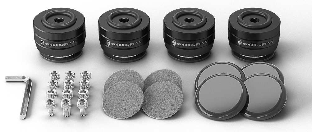 IsoAcoustics Gaia II Neo zwart - Speaker spike