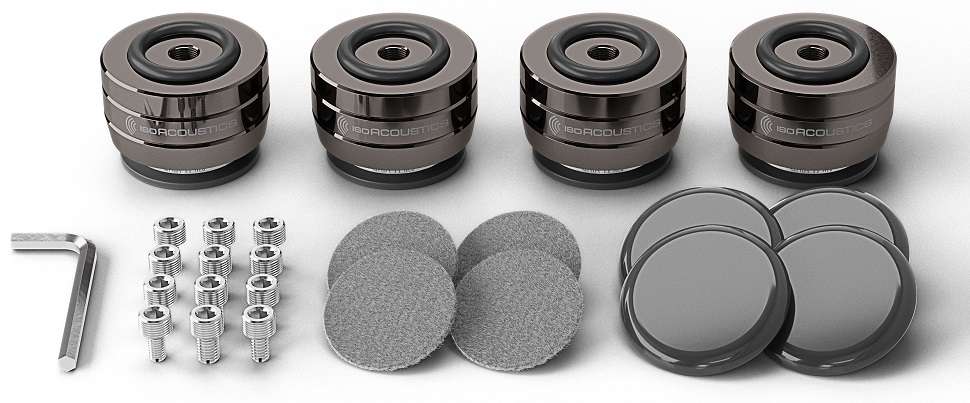 IsoAcoustics Gaia II Neo chroom - Speaker spike