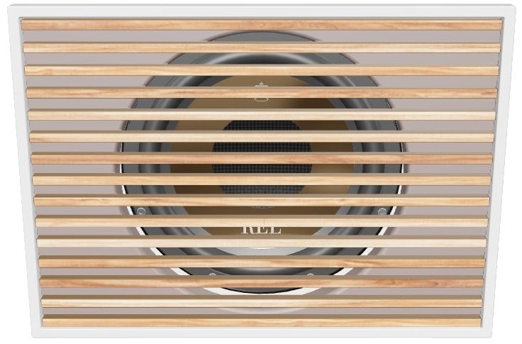 REL S/550 Wood grill wit - Speaker accessoire
