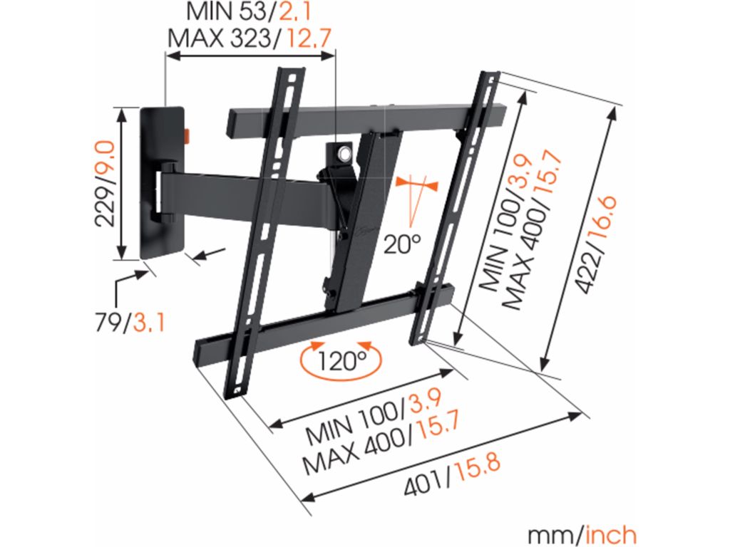 Vogels Wall 3225 - TV beugel