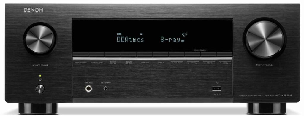 Denon AVC-X2850H zwart - AV Receiver