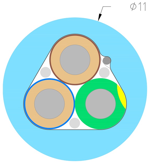 Supra LoRad 2.5 CS-EU/A 3,0 m. - Stroomkabel