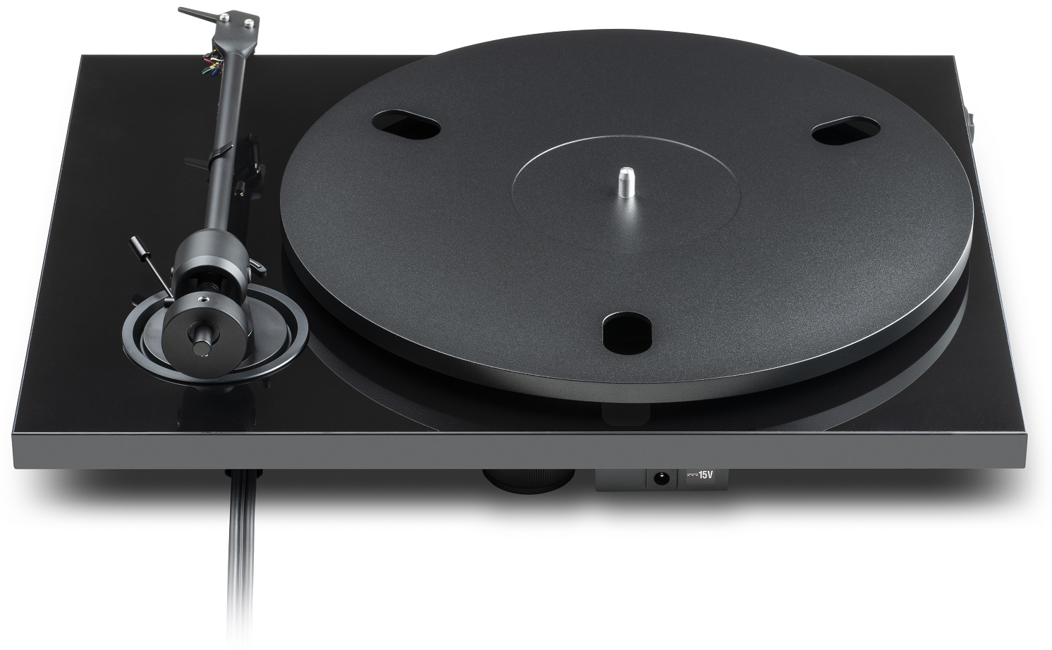 Pro-Ject E1.2 zwart hoogglans - Platenspeler