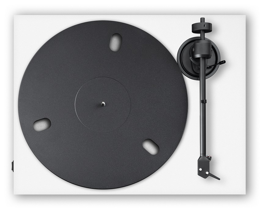 Pro-Ject E1.2 Phono wit satijn - Platenspeler