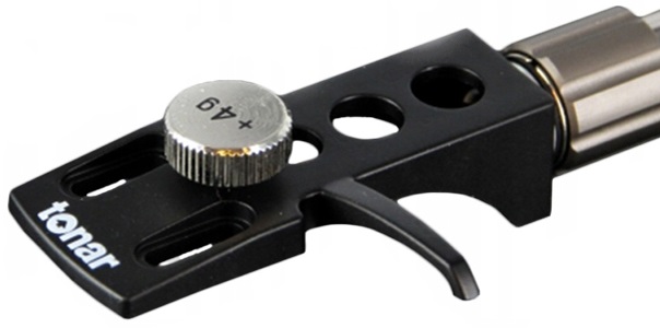 Tonar SME-type DJ Headshell + weights zwart - Platenspeler accessoire