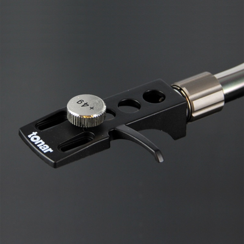 Tonar SME-type DJ Headshell + weights zwart - Platenspeler accessoire