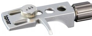Tonar SME-type DJ Headshell + weights zilver