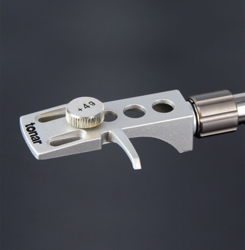 Tonar SME-type DJ Headshell + weights zilver - Platenspeler accessoire