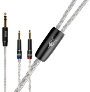 Meze Dual mono 3.5 mm to 6.3 mm silver-pl PCUHD premium cable