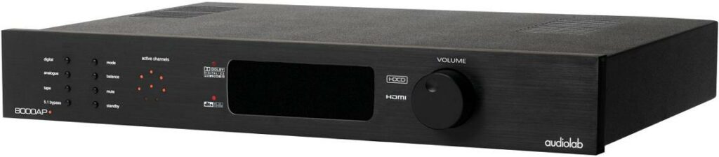 Audiolab 8000AP zwart - Surround processor