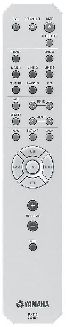 Yamaha A-S501 zilver - afstandsbediening - Stereo versterker